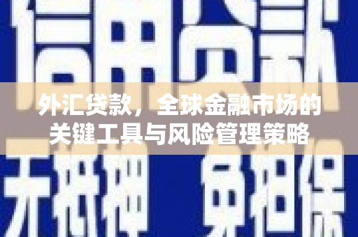 察右前旗外汇贷款，全球金融市场的关键工具与风险管理策略