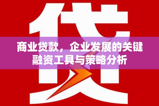 察右前旗商业贷款，企业发展的关键融资工具与策略分析