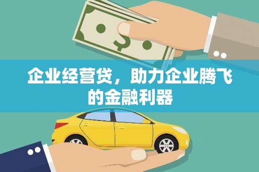 察右前旗企业经营贷，助力企业腾飞的金融利器