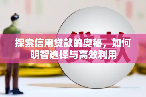 察右前旗探索信用贷款的奥秘，如何明智选择与高效利用