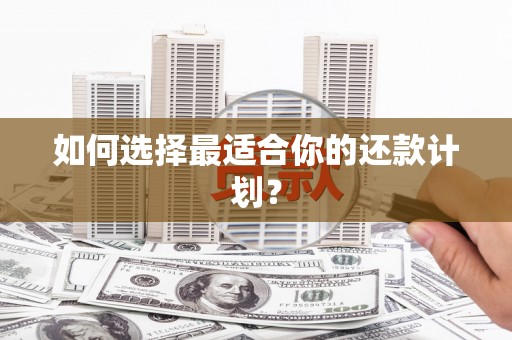 察右前旗如何选择最适合你的还款计划？